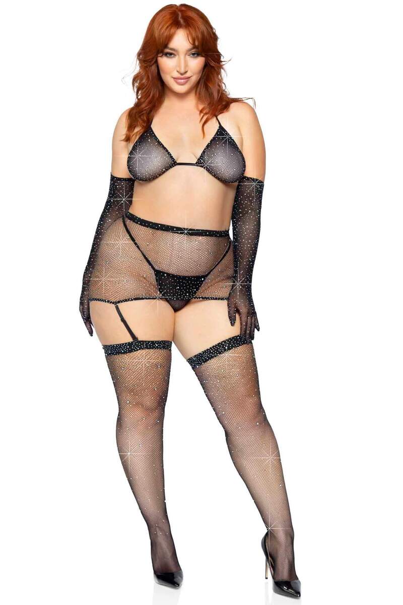 Plus Size Risk Taker Lingerie Set