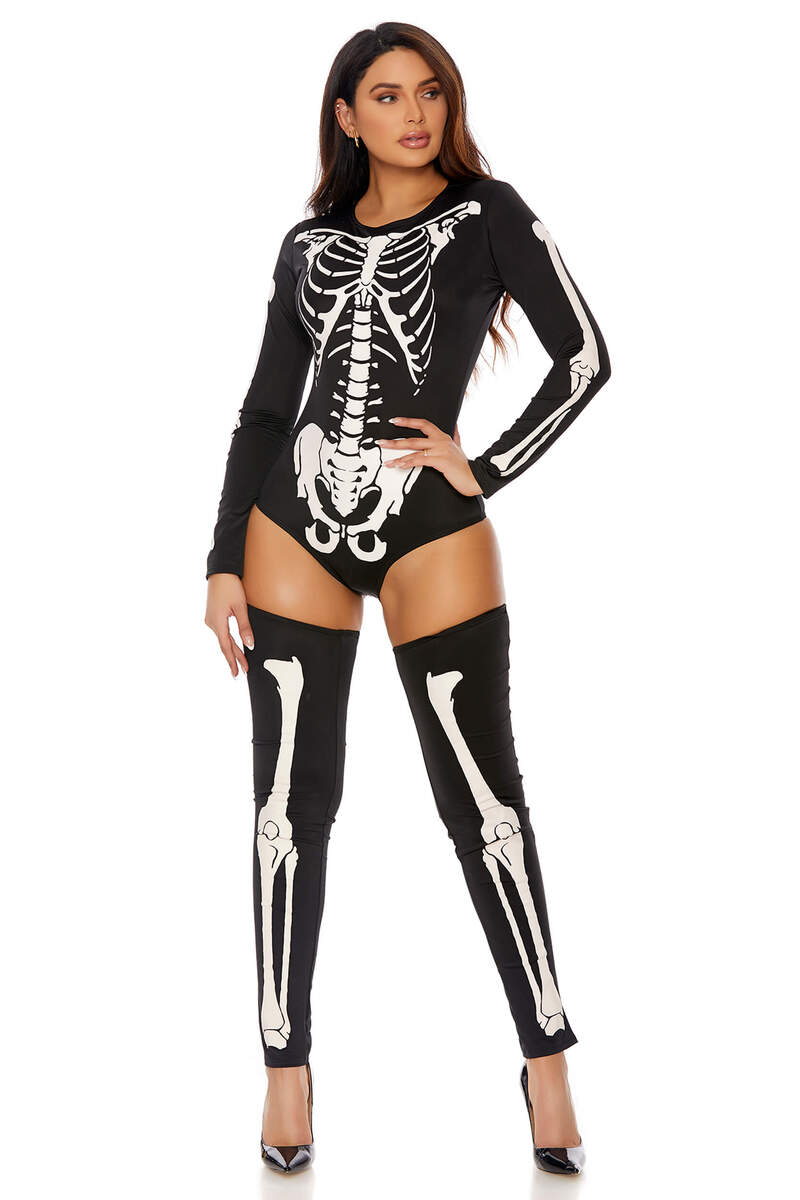 Naughty Skeleton Sexy Costume