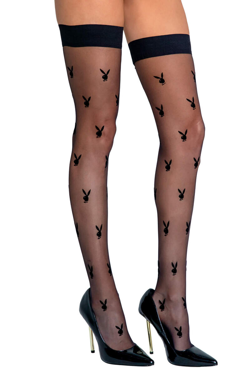 Playboy Bunny Noir Stockings