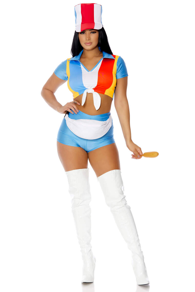 Stick With It Sexy Fast Food Employee Costume