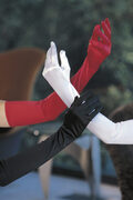 Long Satin Gloves