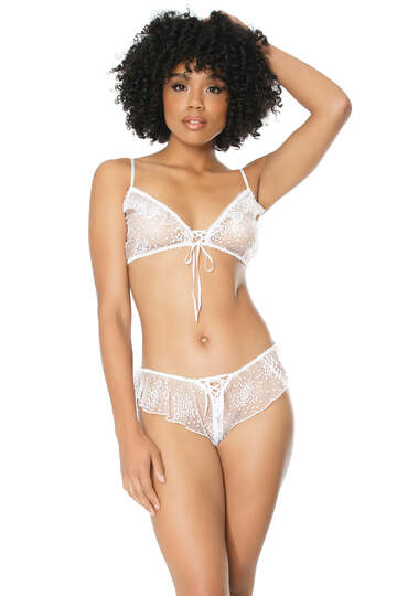 Ruffled Flirt Bralette & Panty Set