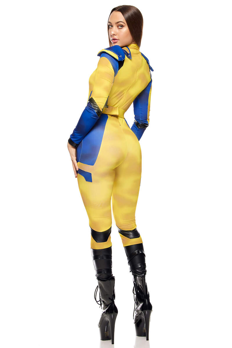 Claws Out Comic Book Character Costume Back