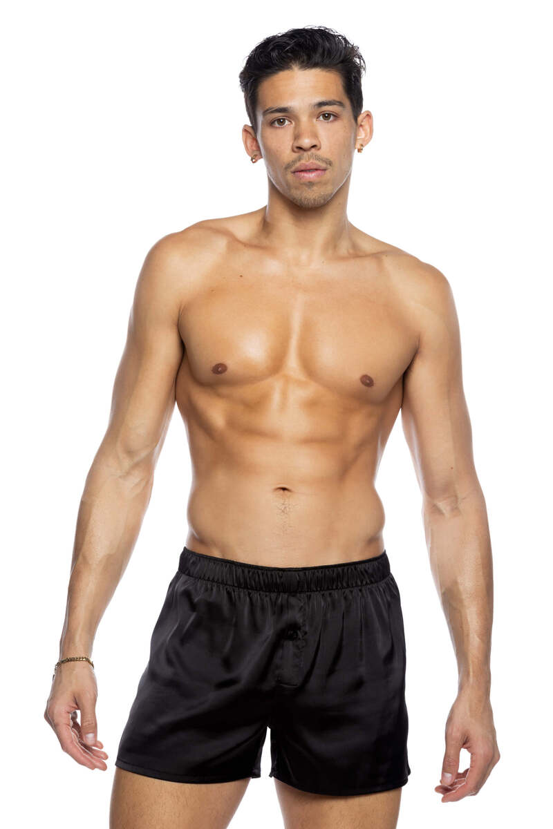 Champion Boxer Black Front