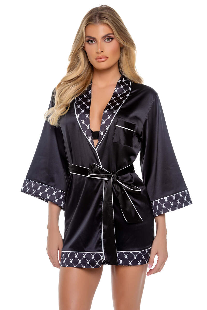 Playboy Bunny Smoke Lounge Robe