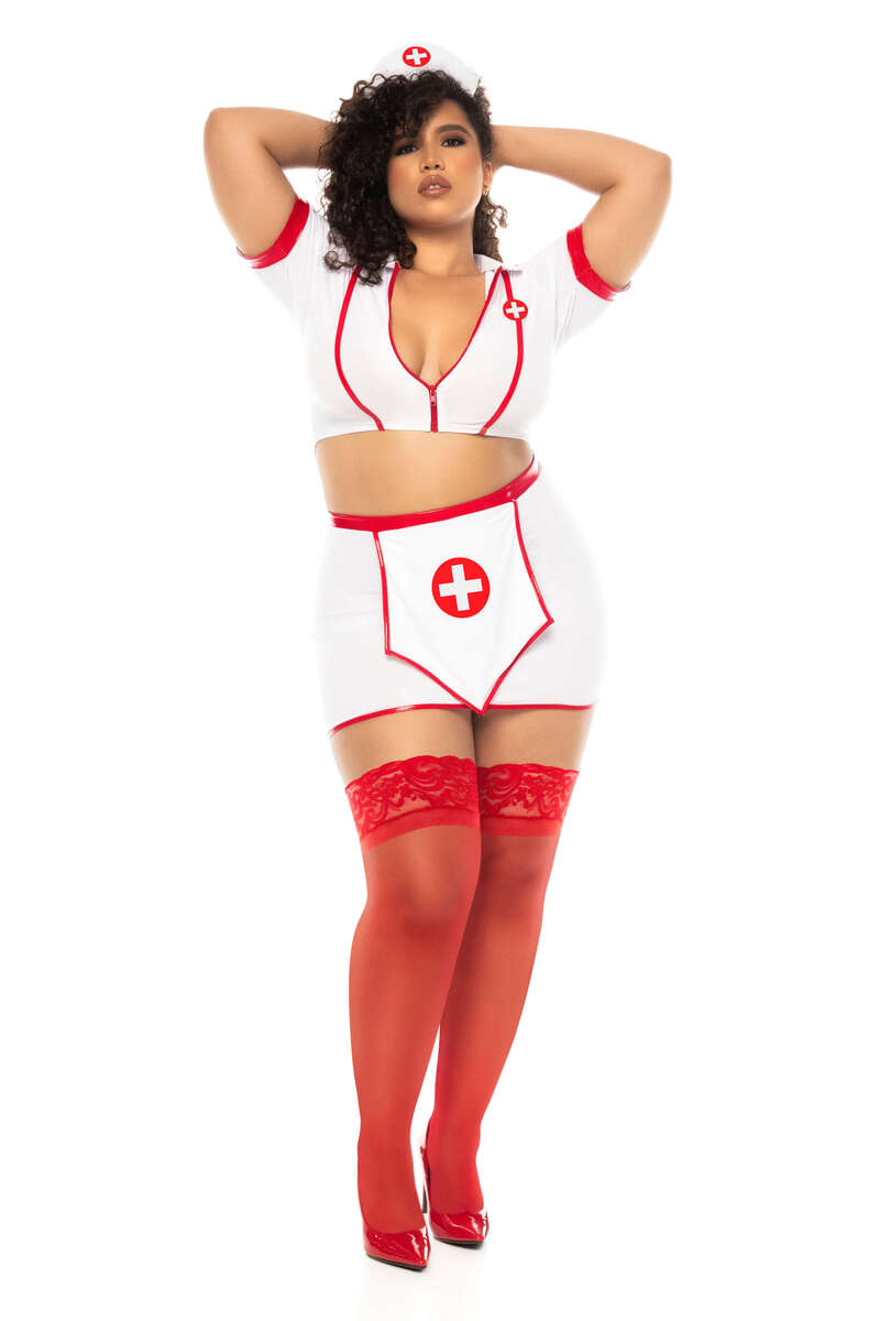 Plus Size Heal Me Up Nurse Costume
