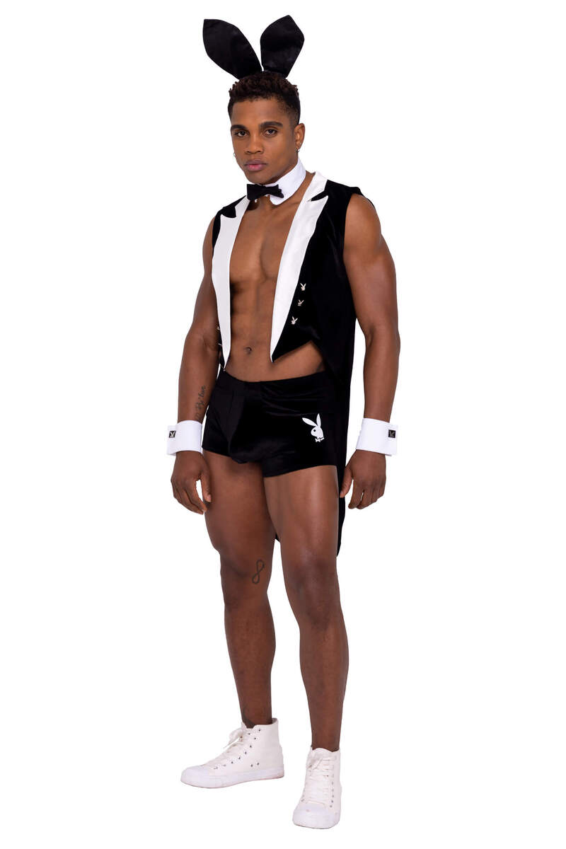 Playboy Men's Tuxedo Bunny Costume