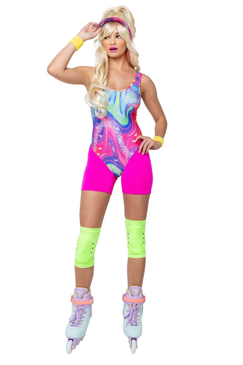 Retro Rollerblade Doll Costume