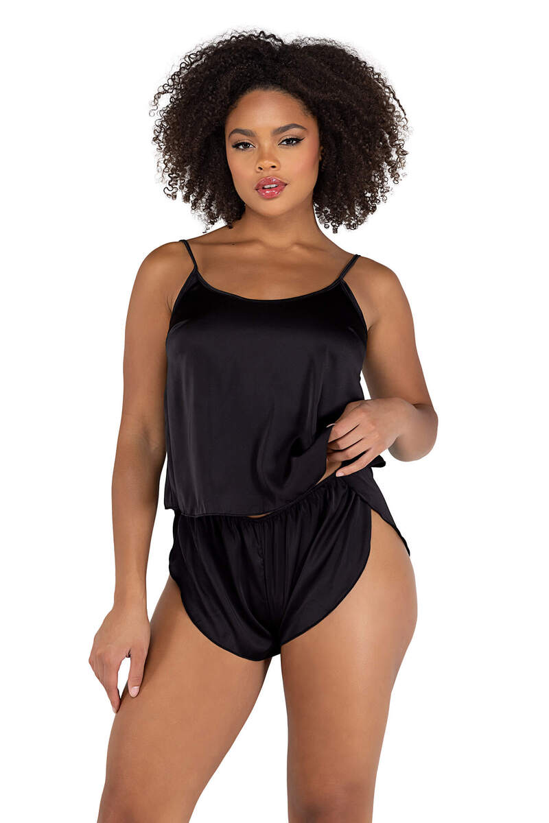 Soft Satin Top & Short Set