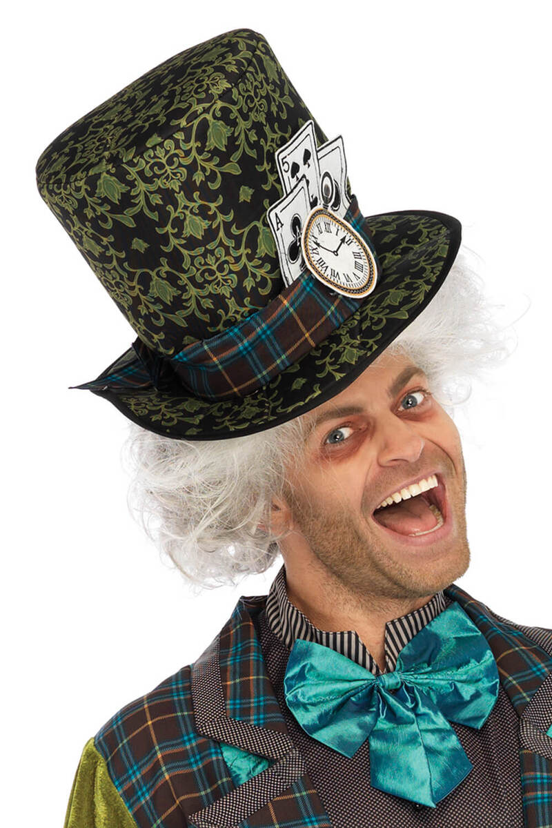 Deluxe Mad Hatter Men's Costume Hat Detail