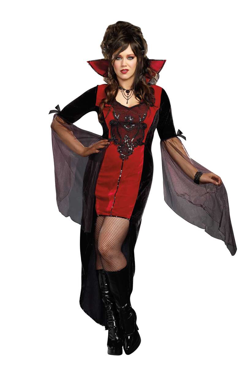 Killing Me Softly Plus Size Vampire Costume