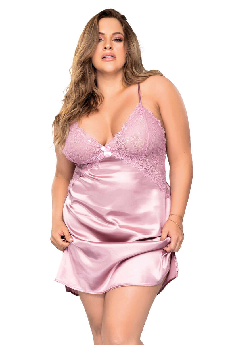 Plus Size Beating Hearts Babydoll