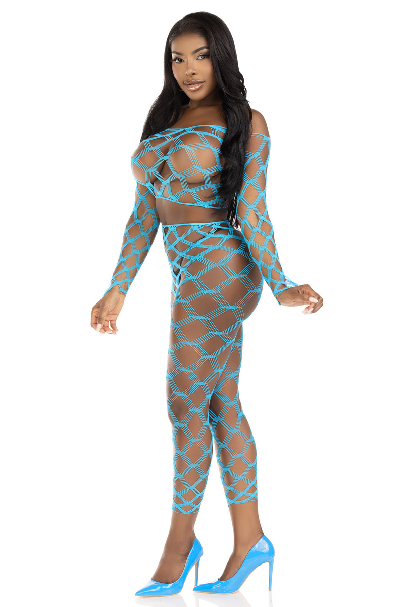 Never Say Never Crop Top and Tights Set