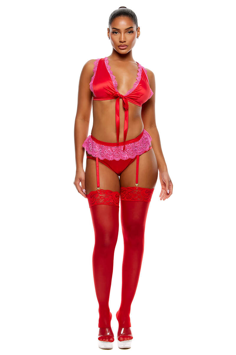 No Strings Attached Lingerie Set