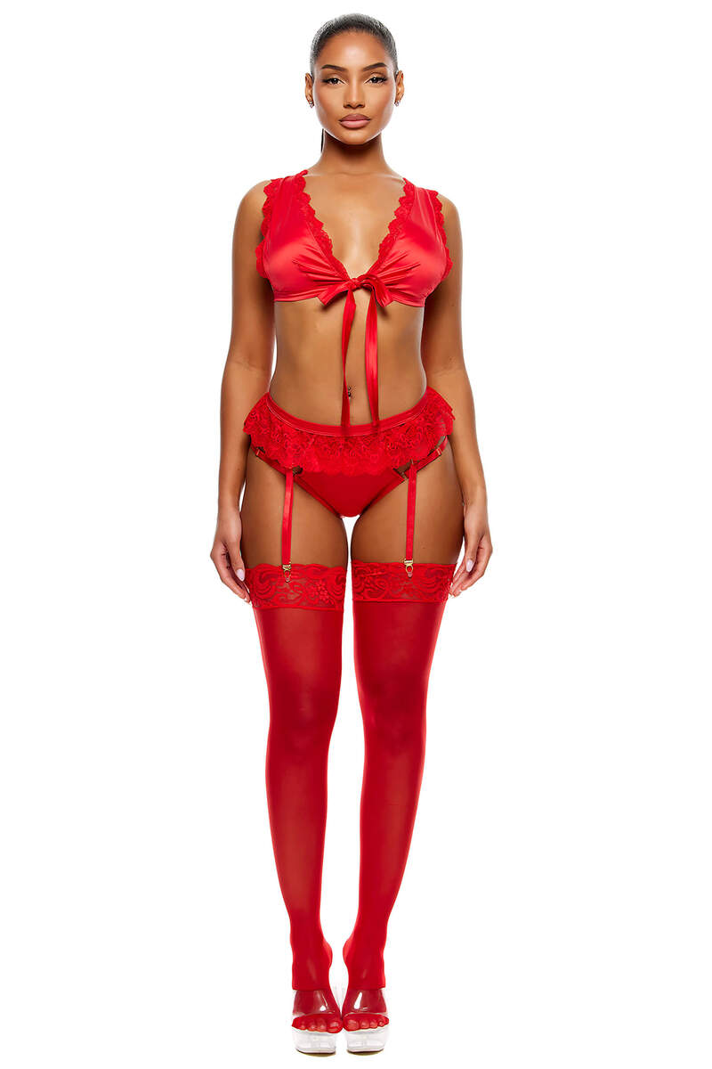 No Strings Attached Lingerie Set