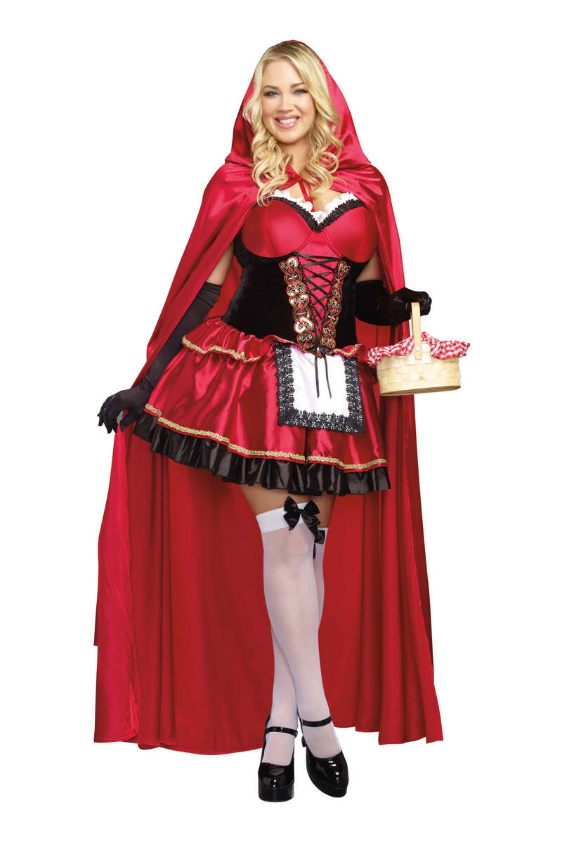Little Red Plus Size Women's Costume
