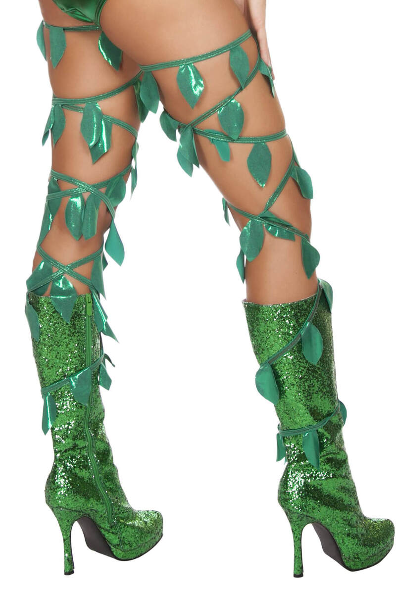 Green Leaf Thigh Wraps