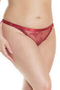 Merlot Ruched Full Back Plus Size Panty