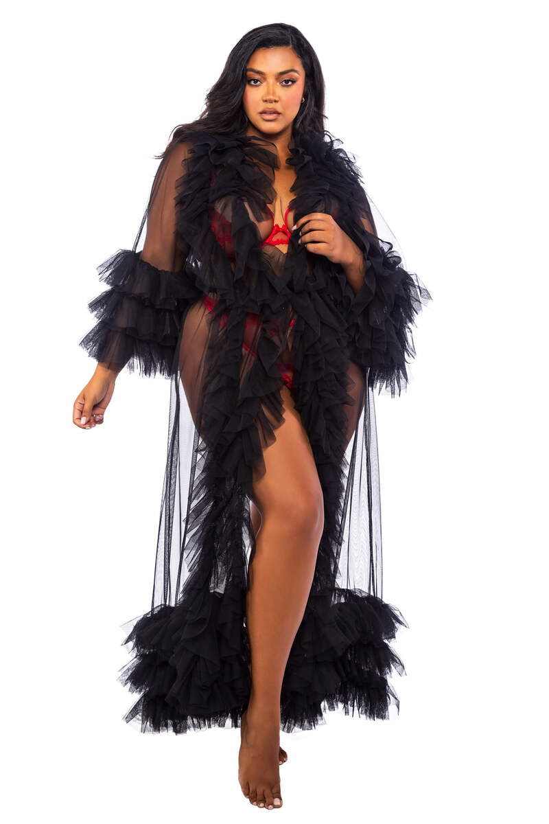 Plus Size Voguish Glam Luxury Robe