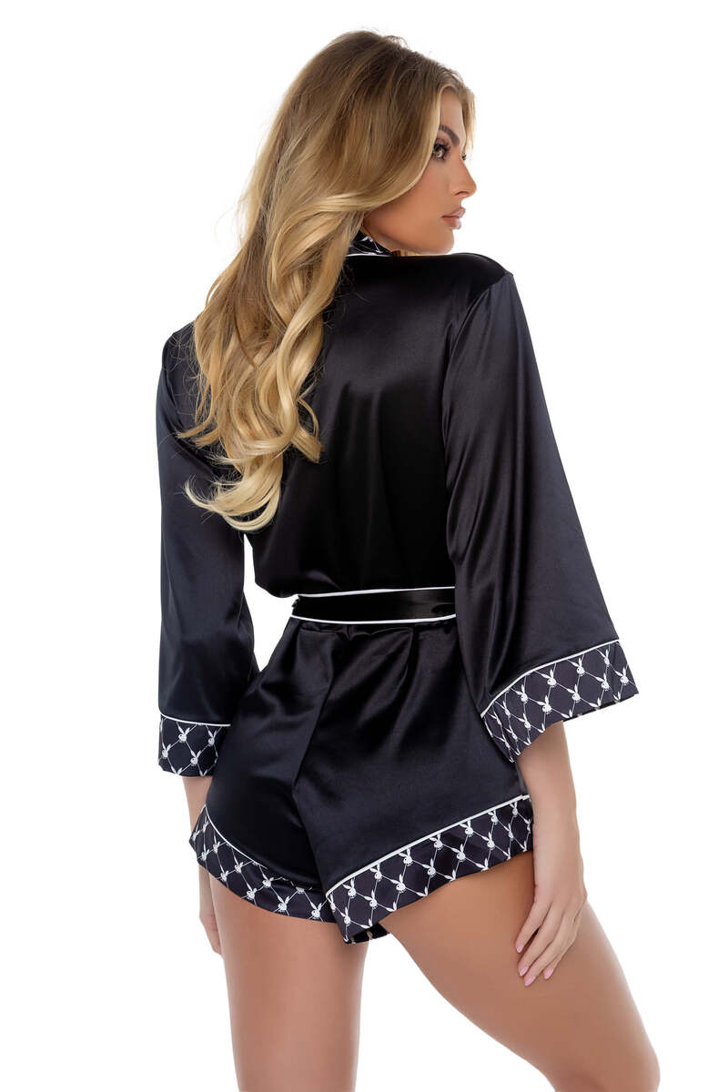 Playboy Bunny Smoke Lounge Romper