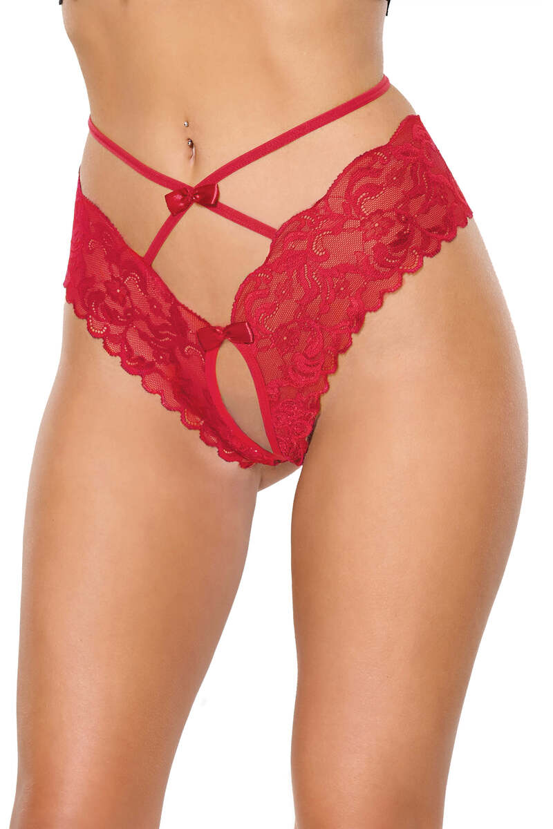 Crimson & Noir Panty Red Front