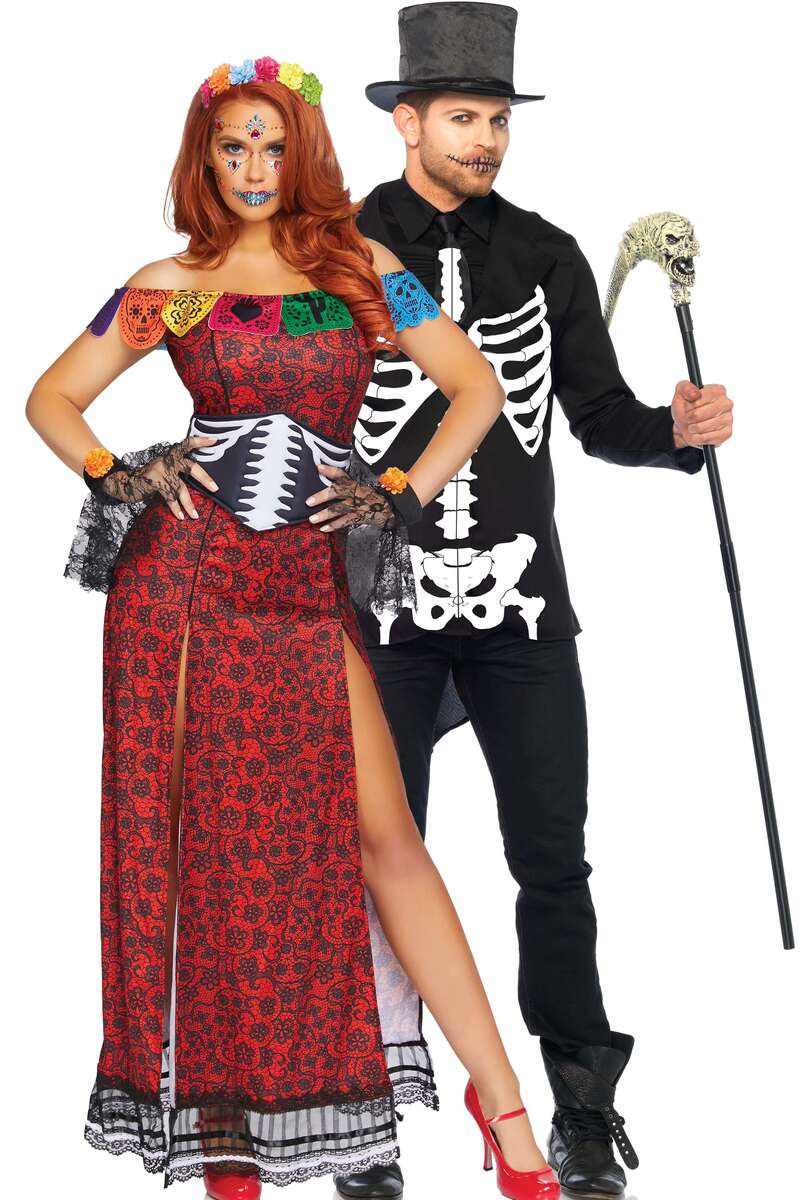 Deluxe Day of the Dead Sexy Costume