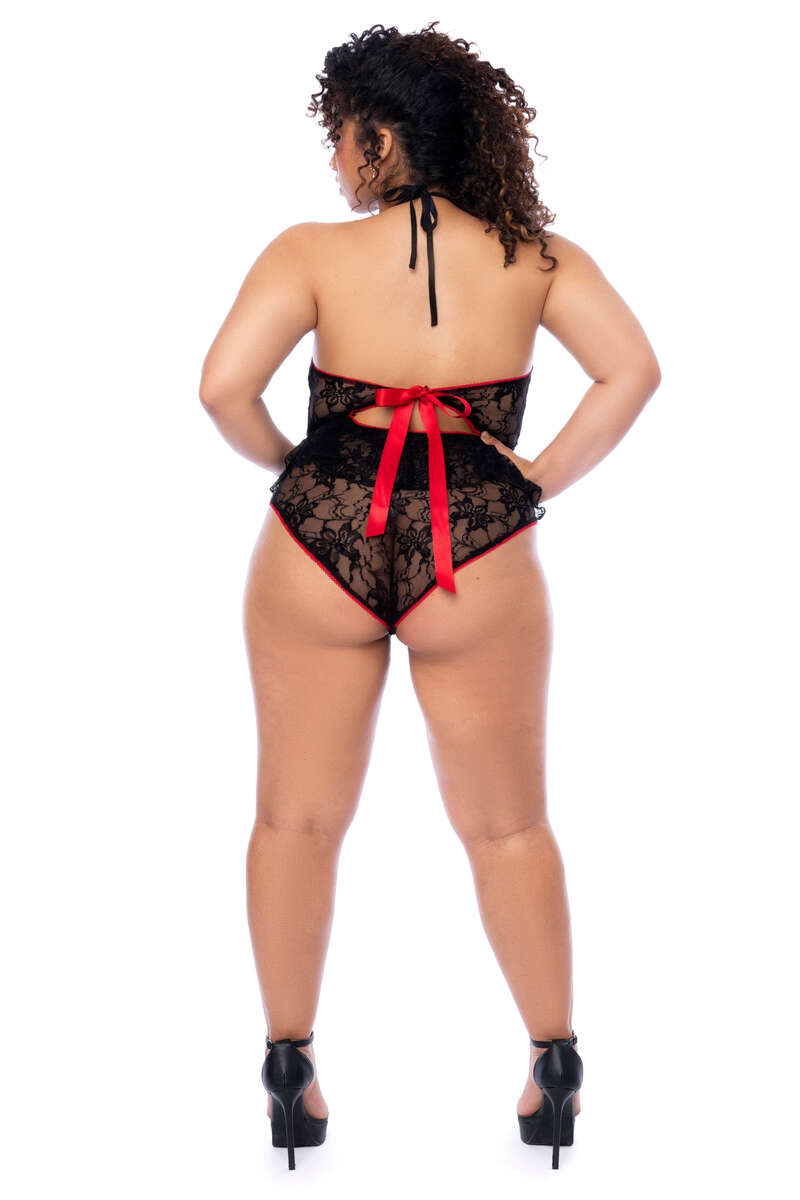 Plus Size Feminine Flirty Bodysuit