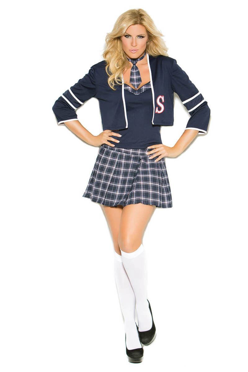 Plus Size Class Distraction Costume Front