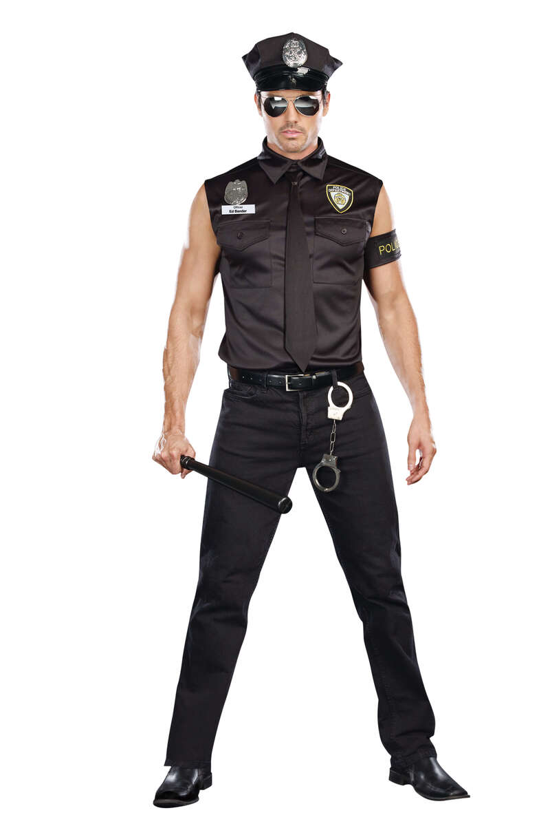 Dirty Cop Officer Ed Banger Men's Costume