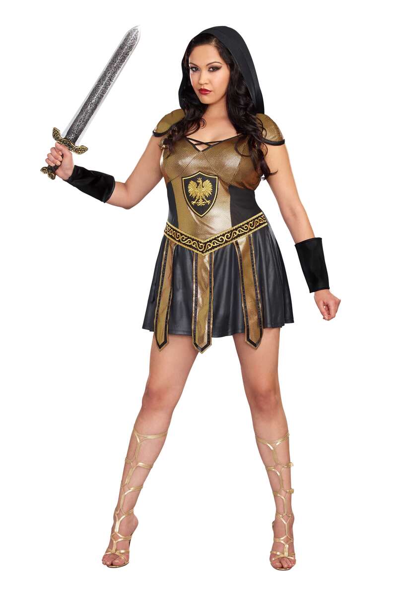 Deadly Warrior Plus Size Women's Costume