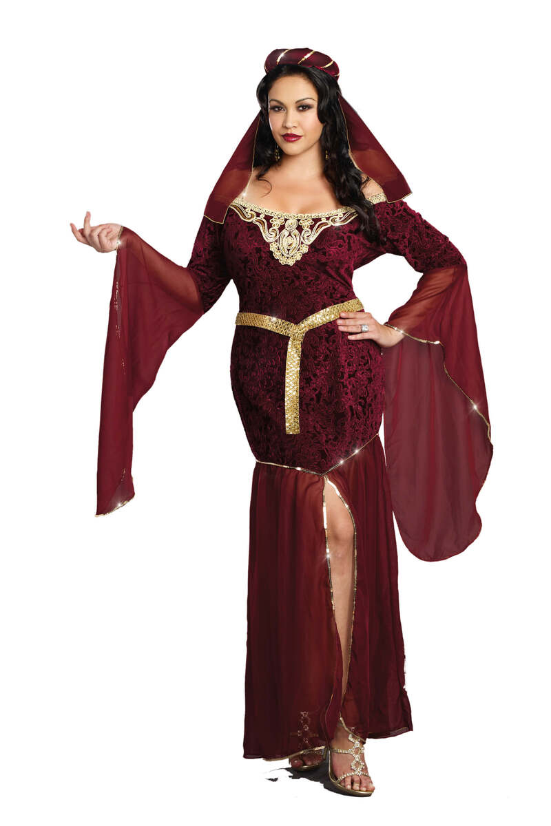 Medieval Enchantress Women's Plus Size Costume