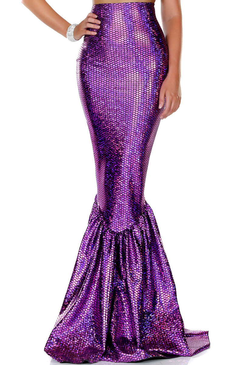 Hologram Mermaid Skirt