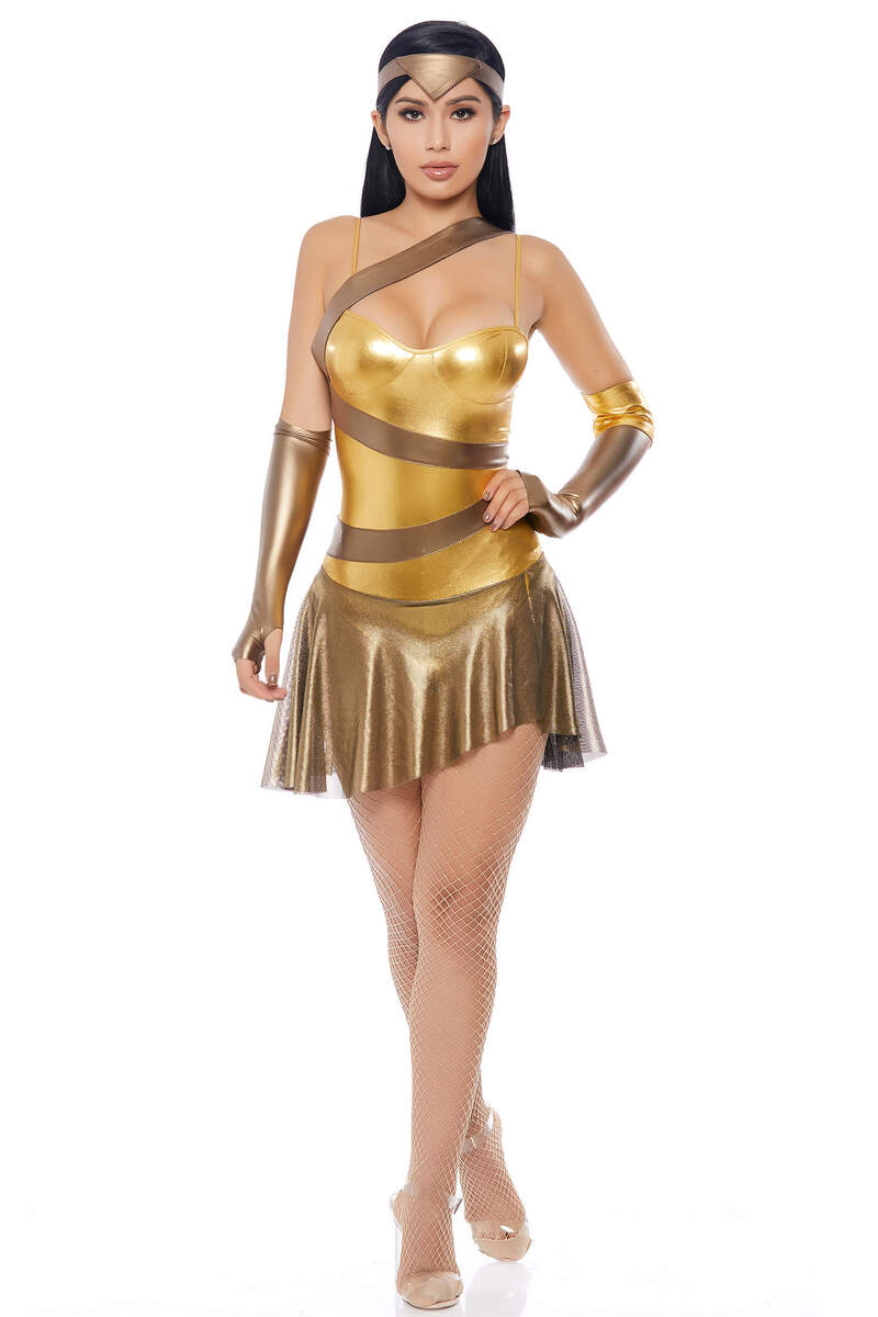 Golden Amazon Hero Costume