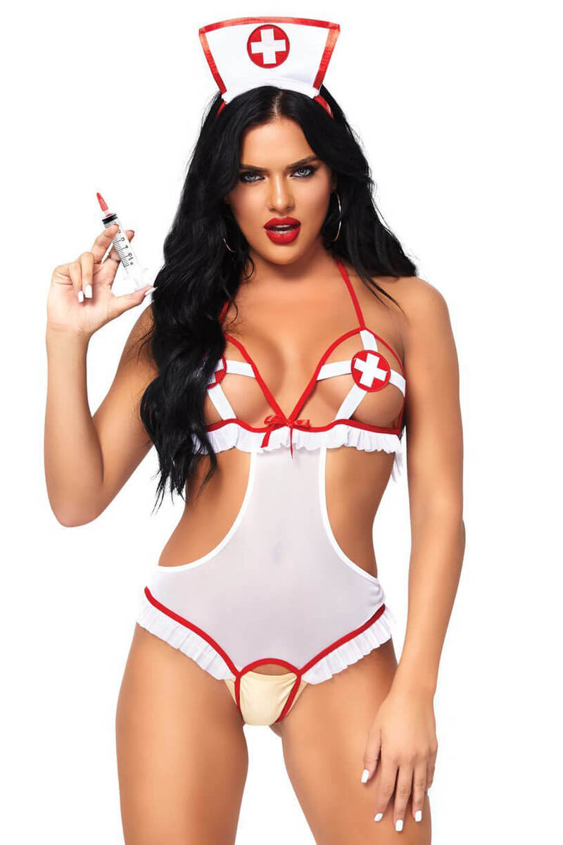 Naughty Nurse Lingerie Costume