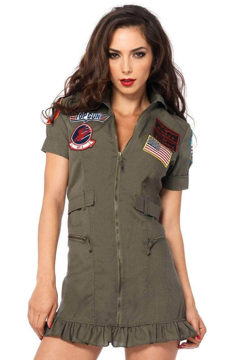 Top Gun Flight Dress Costume