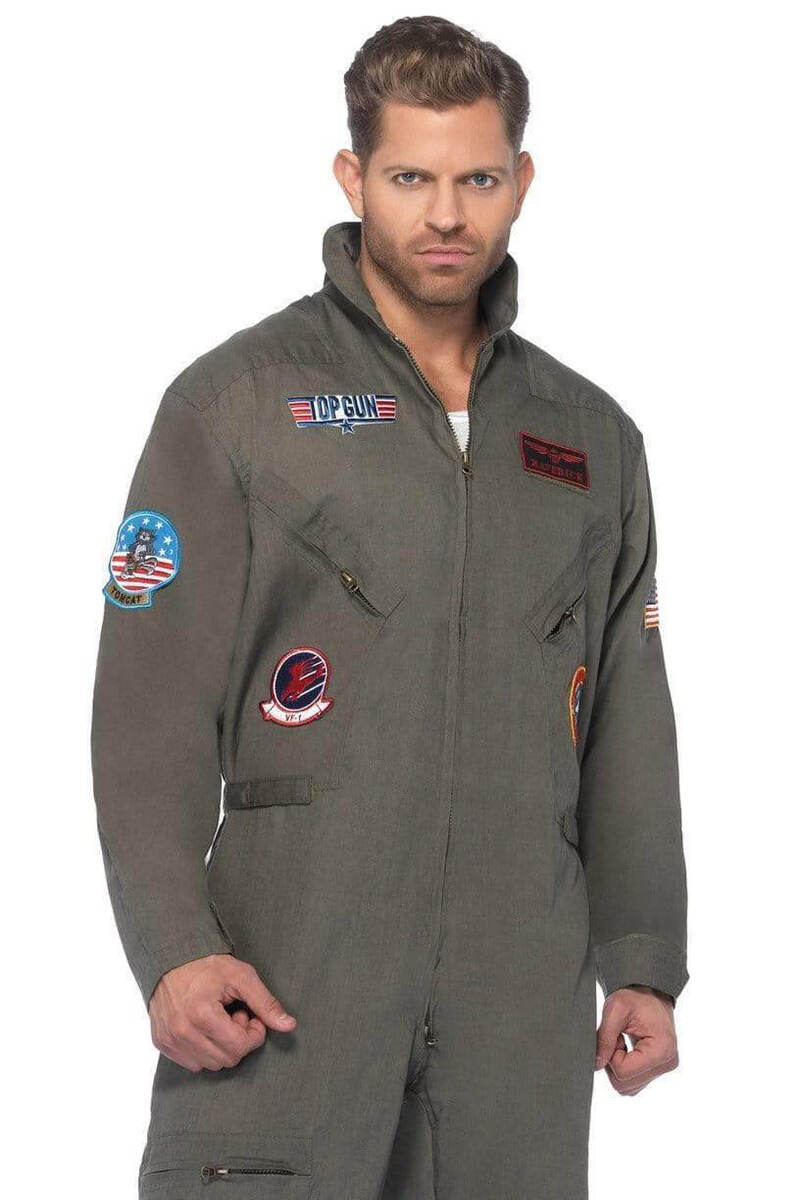 Top Gun Men's Flight Suit Costume