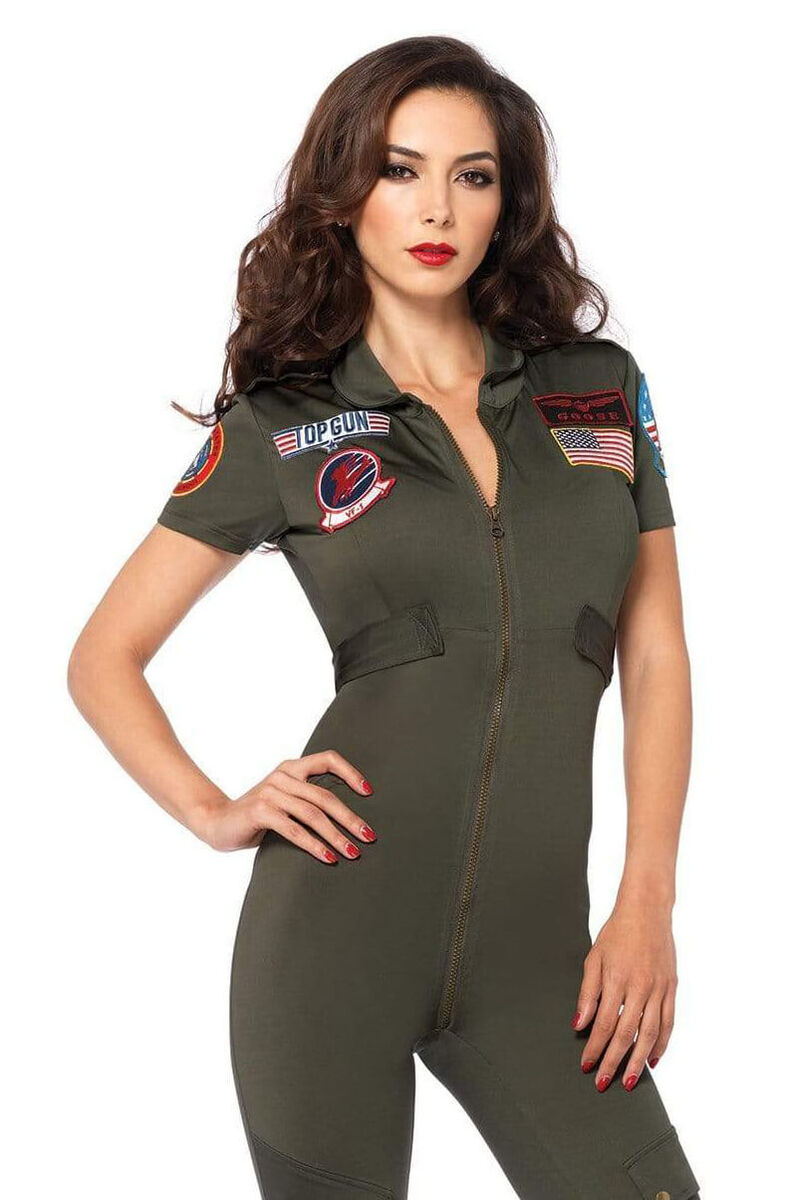 Top Gun Women's Flight Suit Costume