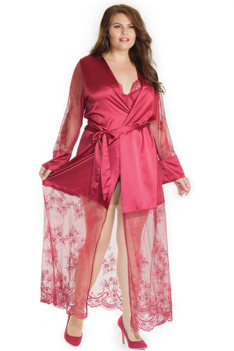 Merlot Plus Size Robe