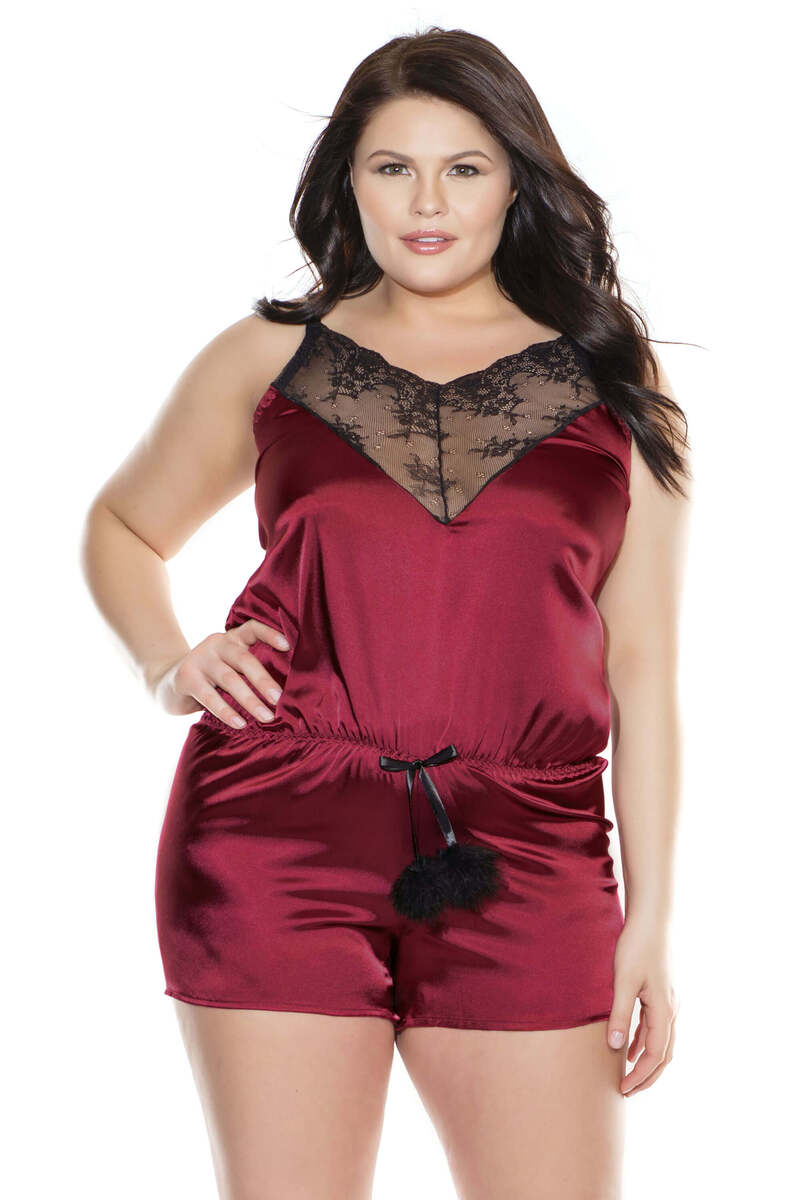 Bordeux Plus Size Romper