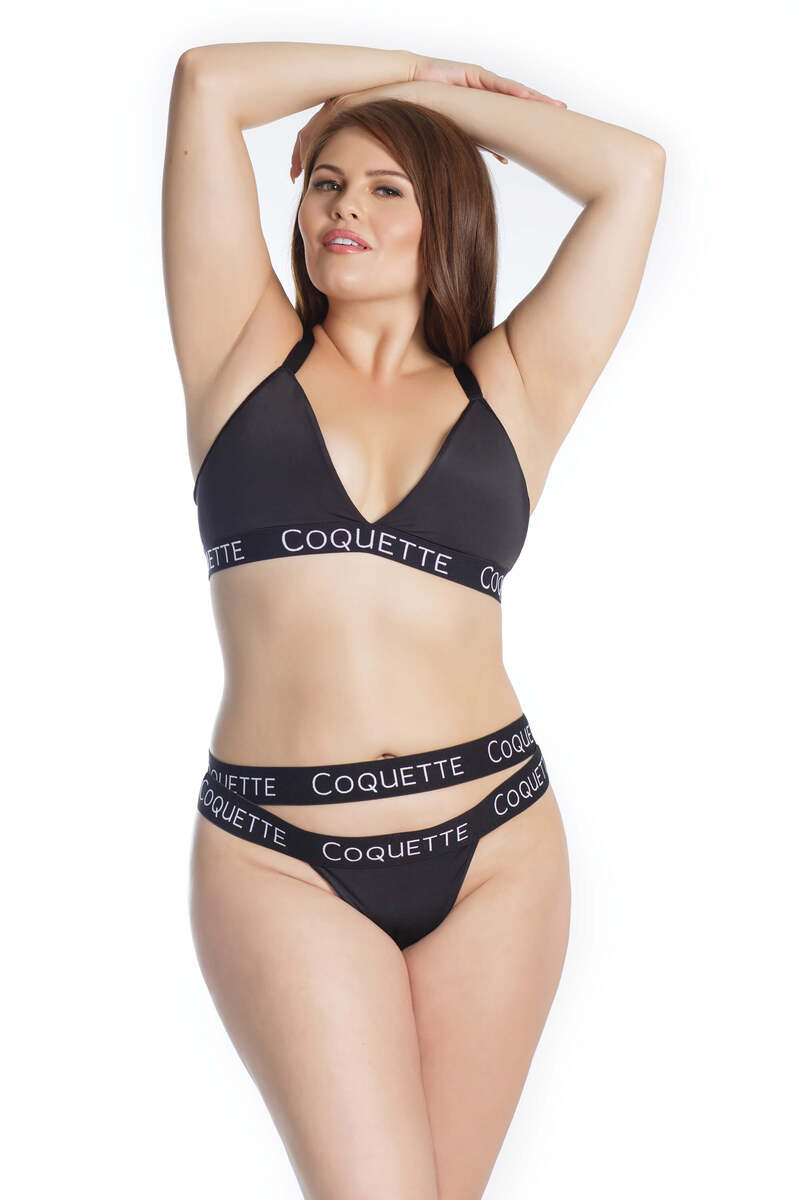 Coquette Plus Size Triangle Cup Bra