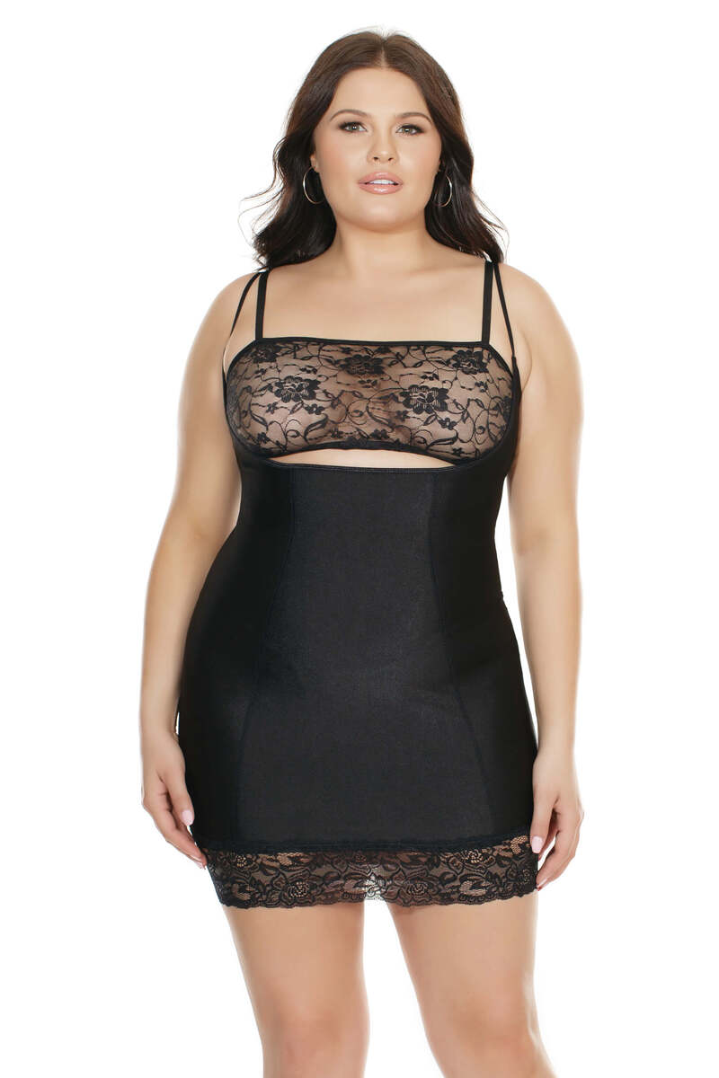Plus Size Open Bust Chemise