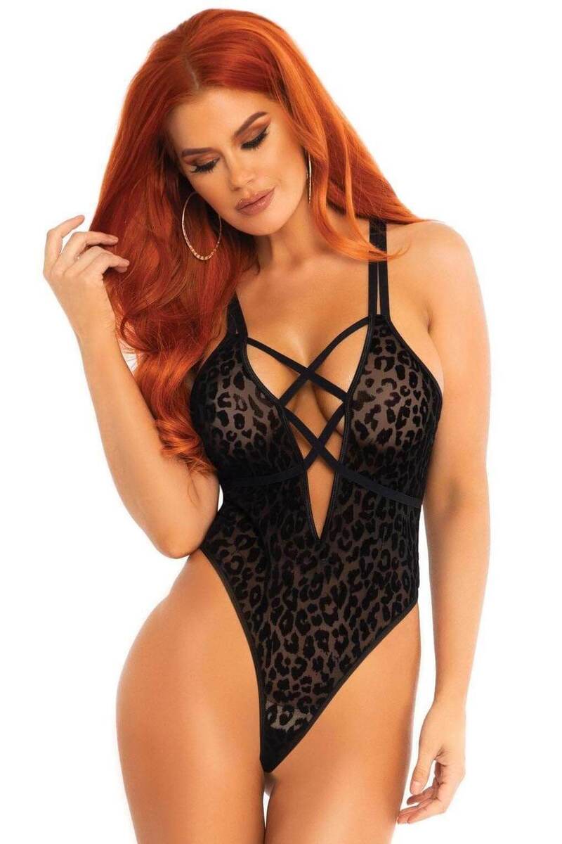 Velvet Leopard Teddy