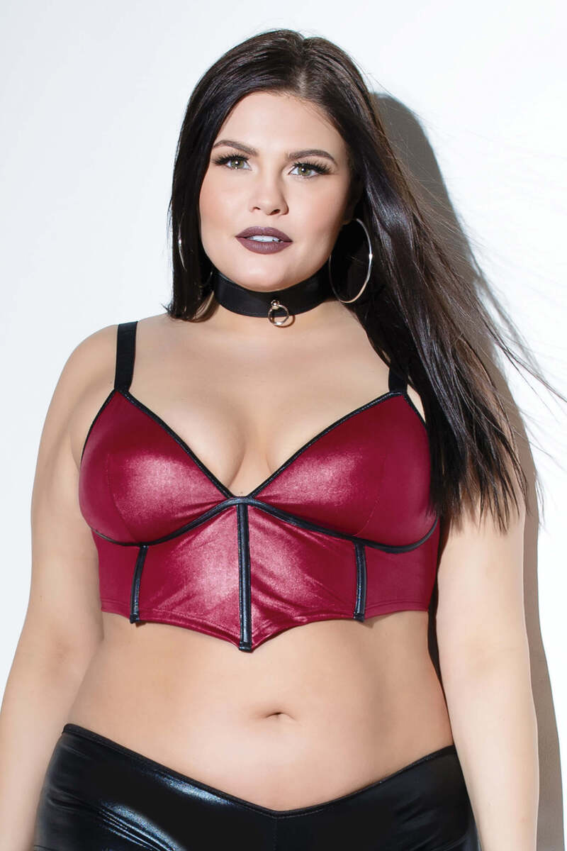 On Fire Plus Size Bra Top