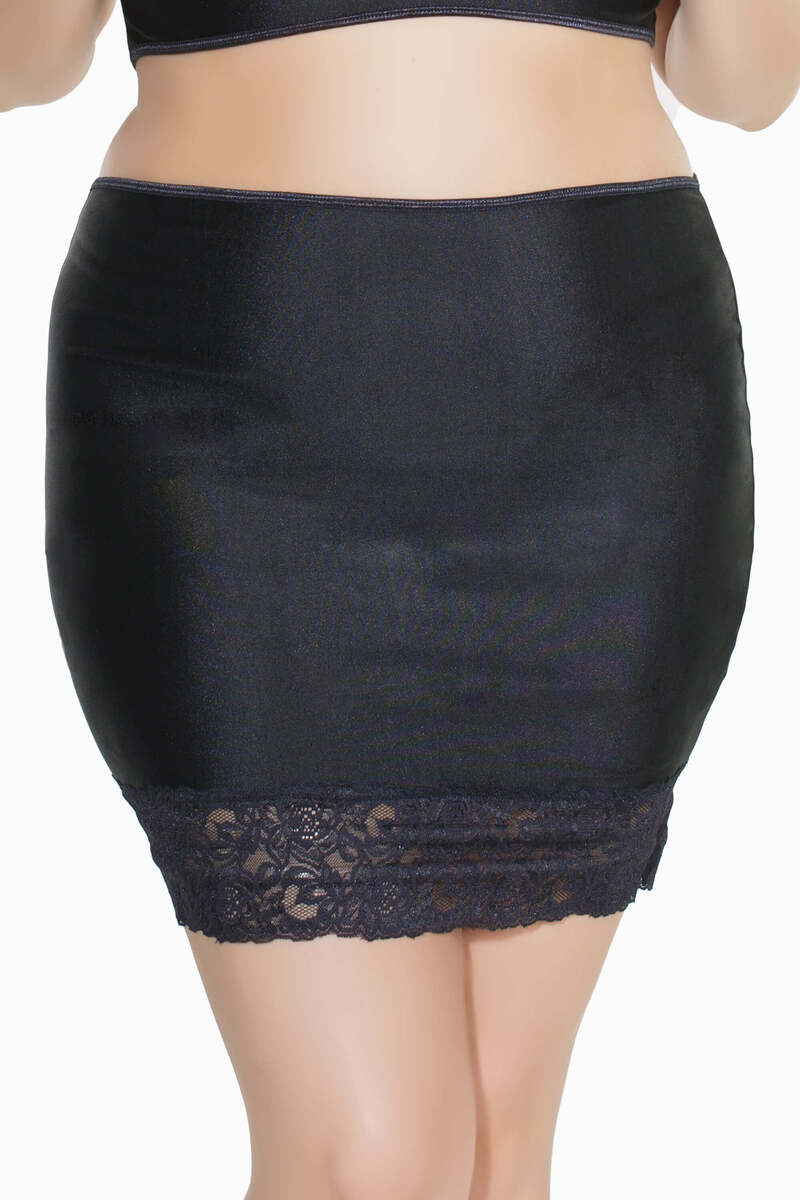 Coquette Plus Size High Waist Skirt