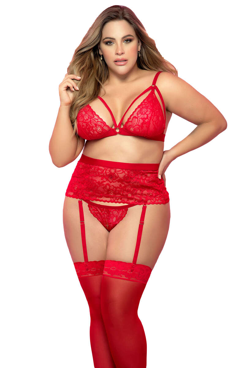 Plus Size Stolen Love Lingerie Set