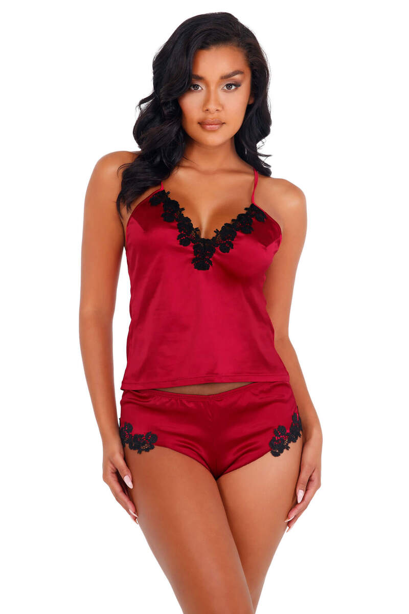 Soft Seduction Satin Short Set