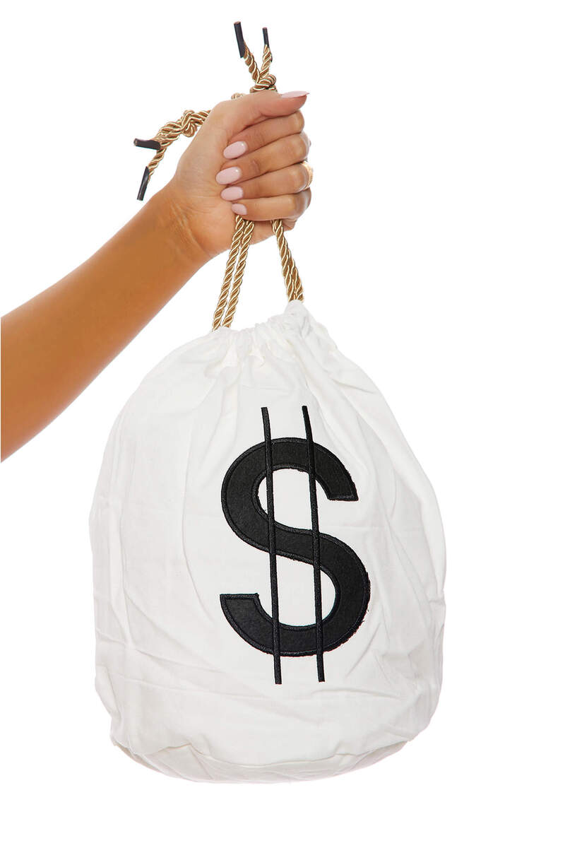 Money Bag With Drawstring Handle