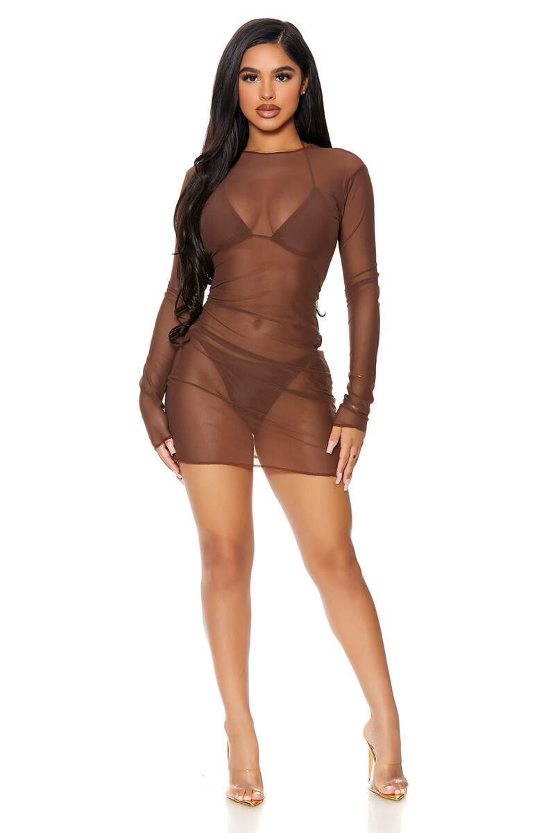 Cover Me Mesh Pool Dress