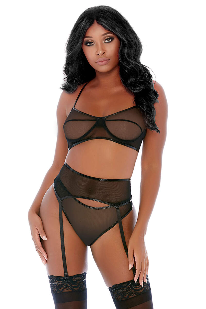 Compare & Contrast Lingerie Set