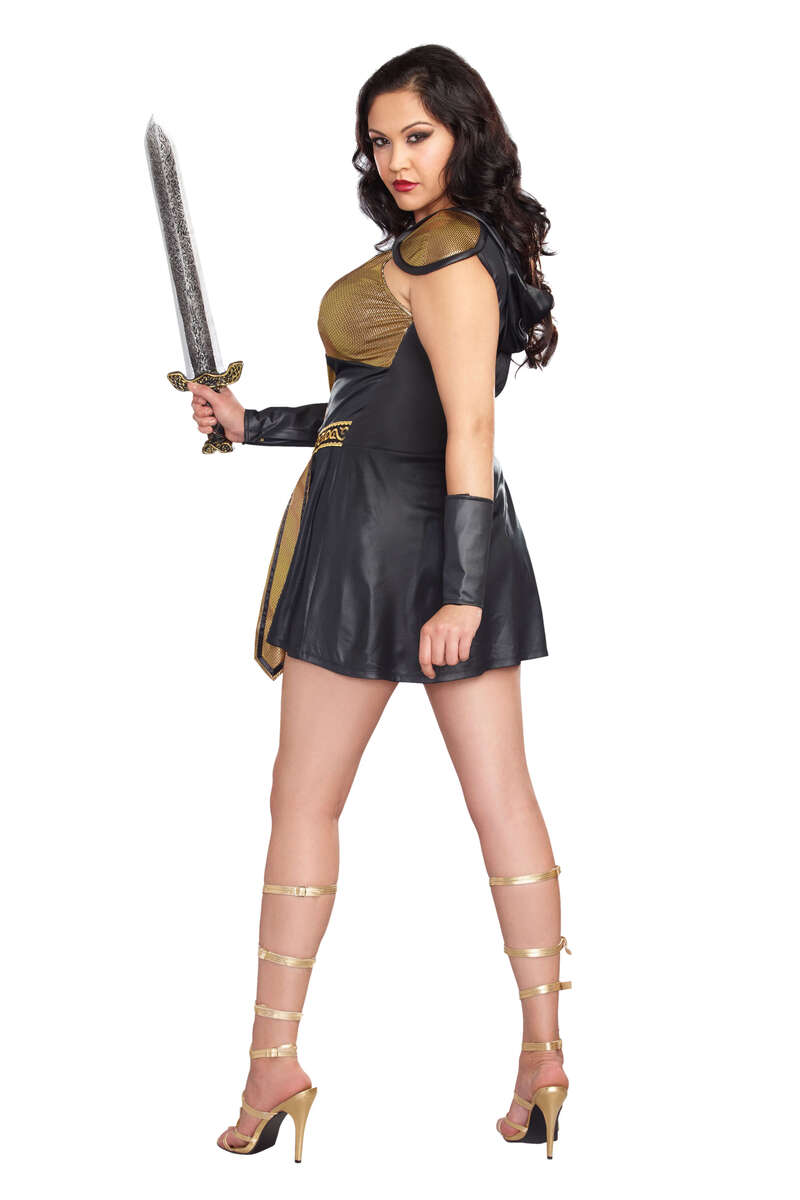 Deadly Warrior Plus Size Women's Costume